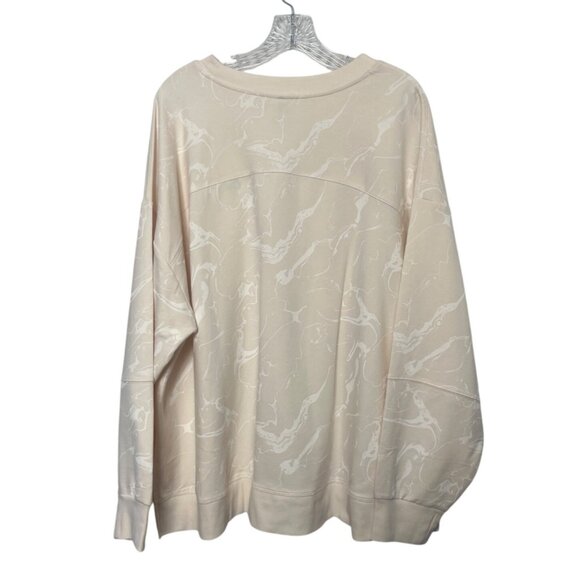 All In Motion French Terry Sweatshirt Womens 2X Ivory New - Picture 3 of 9